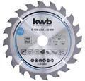 Produktbild: kwb Kreissägeblatt Span-Platten Kreissäge-Blatt, Holz-/Hartholz, 150 x 20 mm 583557