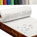 Produktbild: DecoHomeTextil Heimtextilmanufaktur Tischläufer Rolle Tischdeckenrolle Vliesstoff Vlies Weiß 0.3 x 25 m 80g/m² abwaschbar wasserabweisend