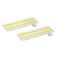 Produktbild: Kärcher Universal floor cloth set EasyFix - Einmal-Wischtusch - Weiß - Gelb - 2 Stück(e) - 115 mm - 345 mm - 10 mm