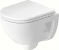 Produktbild: Duravit D-Code Wand-WC Compact, Tiefspüler, rimless, 370x480x360mm, Weiß