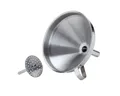 Produktbild: FACKELMANN Trichter aus Edelstahl, Ø 14,5cm, mit Siebeinsatz, spülmaschinengeeignet