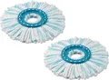 Produktbild: Leifheit 2er Set Ersatzkopf Clean Twist Disc Mop micro duo, für alle Bodenarten