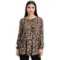 Produktbild: Betty Barclay Schlupfbluse Damen mit Plissee beige|schwarz 38