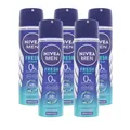 Produktbild: 5 x NIVEA MEN Fresh Ocean Deo Spray je 150ml 0%  48h Schutz Deodorant