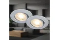Produktbild: Briloner Leuchten LED Einbaustrahler 2er Set Schwenkbar Warmweiß Flaches Design, LED fest integriert