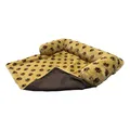 Produktbild: Lous Sofaschutz Hund – Hundedecke Sofa Hundebett Couch – Handgefertigte Hundematte mit Rand – Waschbar bis 90 Grad und besonders kuschlig – Größe: L ca. 90x90x13cm (Plüsch Beige)