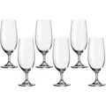 Produktbild: LEONARDO 6er-Gläserset  Daily , transparent/klar , Glas , Maße (cm): B: 7,5 H: 13,5
