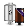 Produktbild: Alb Filter® Active Plus+ Wasserfilter gegen Kalk, Bakterien, und andere Schadstoffe | Unterspüle | Made in Germany Edelstahl Natur