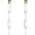 Produktbild: Hama Antennen-Kabel Vergoldet Koax-Stecker - Koax-Kupplung 100 dB 7,5 m