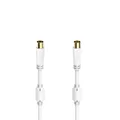 Produktbild: HAMA 100 dB, 7.5 m Koax-Stecker auf Koax-Kupplung, Antennen-Kabel, 7,5