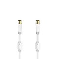 Produktbild: Antennen-Kabel, Koax-Stecker - Koax-Kupplung, vergoldet, 7,5 m, 100 dB (00205249