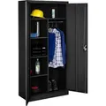 Produktbild: tectake® Spind mit 6 Fächern 180 x 80 x 40 cm - Schwarz