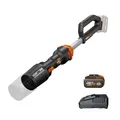 Produktbild: WORX WG543E Nitro Profi Akku-Laubbläser Leafjet 20V - leistungsstarker bürstenloser Motor - Luftgeschwindigkeit 209km/h – Luftmenge 696m³/h - leicht & kompakt - inkl. 4Ah PowerShare Akku & Ladegerät