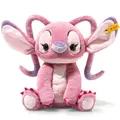 Produktbild: Steiff Kuscheltier Disney Originals Angel, Süßes Stofftier mit Kunststoffaugen, Kinder, Jungen & Mädchen, Friends, Plüschtier 23 cm, Rosa, 024481