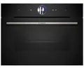 Produktbild: Bosch CSG7361B1, Smarter Serie 8 Einbau-Kompaktdampfbackofen, 60 x 45 cm, 1 L Wassertank, Schwarz, Made in Germany, Selbstreinigung, Air Fry, Farb-Display, 4D Heißluft, Bosch Assist, Pizzastufe