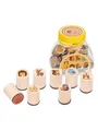 Produktbild: Goki Wooden Stamp Set Forest Animals 9pcs.