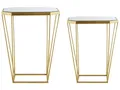 Produktbild: Stilvolles Beistelltisch Set 2er Set Spiegel/gold Sierra