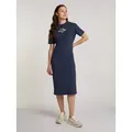 Produktbild: Tommy Hilfiger Shirtkleid REG SCRIPT TEE DRESS SS mit Logoschriftzug blau L (40)