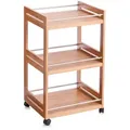 Produktbild: Zeller Present Servierwagen, Natur, Holz, Metall, Bambus, 45.7x38x76 cm, Esszimmer, Barmöbel, Barwagen