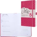 Produktbild: Sigel Buchkalender J6105, Jolie fuchsia, Jahr 2026, A5, Wochenplaner, 1 Woche = 2 Seiten