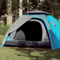 Produktbild: Kuppel-Campingzelt 4 Personen Blau Quick Release