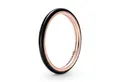 Produktbild: Pandora Fingerring Damen-ME Schwarz Roségoldfarben