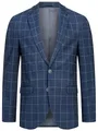 Produktbild: JEFF Herren JFTate Sakko mit Stretch | Klassische Anzugjacke Herrenjackett Check, 52