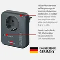 Produktbild: Steckdosenadapter Überspannungsschutz 13.500A Brennenstuhl anthrazit