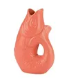Produktbild: Gift Company: Monsieur Carafon Fisch Vase S Salmon, 1,2 Liter Steingut, Lachs