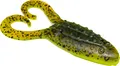 Produktbild: Strike King Gurgle Toad 9,5cm - 7 Gummifrösche, Strike King Farbe:Green Pumpkin Chartreuse Belly