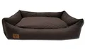 Produktbild: Odolplusz XXL - Hundebett für große Hunde - Hundekissen - Hundesofa mit Wendekissen | Bezug abnehmbar und waschbar [ 100x70cm, Braun ]