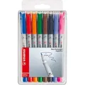 Produktbild: Stabilo® 851/8 Folienschreiber OHPen universal Superfein, wasserlöslich, 8er Etui