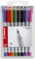 Produktbild: Stabilo® Folienschreiber OHPen universal Superfein, wasserlöslich, 8er Etui
