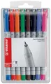 Produktbild: STABILO Folienstift OHPen universal wasserlöslich 8er Etui S