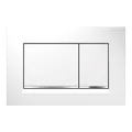 Produktbild: Geberit Betätigungsplatte Sigma 20 Pl/T w, Streif vc, f 2-Mg, Kunststoff