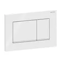 Produktbild: Geberit Sigma 20 Square Betätigungsplatte 115883KJ1 weiß / hochglanz-verchromt