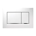 Produktbild: GEBERIT Betätigungsplatte Sigma30 für 2-Mengen-Spülung weiß/glanzchrom/weiß