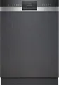 Produktbild: Siemens SN53HS01AE - iQ300 Teilintegrierter Geschirrspüler mit 5 Jahre Garantie, Gebürsteter Stahl, Besteckkorb, 60 cm