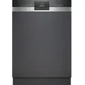 Produktbild: Siemens SN53HS01AE - Made in Germany - Teilintegrierter Geschirrspüler, 60 cm, Gebürstet