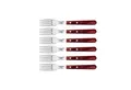 Produktbild: Tramontina Steakbesteck Steakgabel Jumbo - Set (6-tlg), Edelstahl, Echtholzgriff, rostfreier Edelstahl, spülmaschinenfest