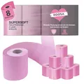Produktbild: ROOSA® Toilettenpapier 8er Pack | supersoft rosa | 3lagig 130 Blatt | Tiktok Star Beat Mörker | Klopapierkönig (8x rosa)