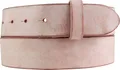 Produktbild: BELTINGER Wechselgürtel aus weichem Vollrindleder Used-Look ohne Schnalle 4 cm | Druckknopf-Gürtel für Damen Herren 40mm | Vintage-Look | Altrosa 100cm