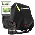 Produktbild: Dunlop Fahrradgarage für 2x Fahrrad - Premium Fahrradabdeckung Anti Rost 200x92x120 cm mit Transportbeutel, Akkuzugang und 2 Schlossdurchführungen I Fahrräder Schutzhülle Bike (L - 2 Fahrräder)