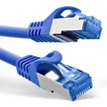 Produktbild: InLine® Patchkabel, Cat.6A, S/FTP, TPE (LSZH), CCA, blau, 10 m