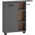 Produktbild: Stylife Unterschrank Katta, Anthrazit, Eiche, Metall, 4 Fächer, 70.7x76.8x17 cm, Made in Germany, stehend, Typenauswahl, freistehend, Badezimmer, Badezimmerschränke, Bad Unterschränke