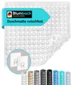 Produktbild: Blumbach Duschmatte - griffige Antirutschmatte Diamant 53 x 53 cm, - 100% BPA-frei, inkl. 2 Haken zum Aufhängen, Duscheinlage, schimmelressisten & maschinenwaschbar