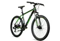Produktbild: bergsteiger Mountainbike Makalu 26 Zoll Mountainbike Alu, geeignet ab 150 cm, Damen, Herren, 21 Gang Shimano Tourney RD-TY300 Schaltwerk, Kettenschaltung, Scheibenbremsen