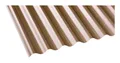 Produktbild: Premium Acryl Profilplatte Wabe Sinus 76/18 1045 x 2000 x 3 mm - Bronce - 2610227