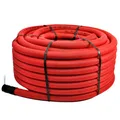 Produktbild: Unterirdisches Wellrohr M50 mm | Leerrohr Elektrorohr Erdwellrohr Rot | 5m 10m 25m 50m (10 Meter)