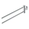 Produktbild: DURAVIT Handtuchhalter Handtuchstange D-Code Chrom zweiarmig 447 mm NEU